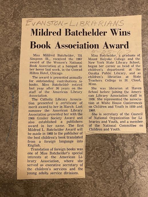 A Lost Hero: The Rediscovery of Mildred Batchelder