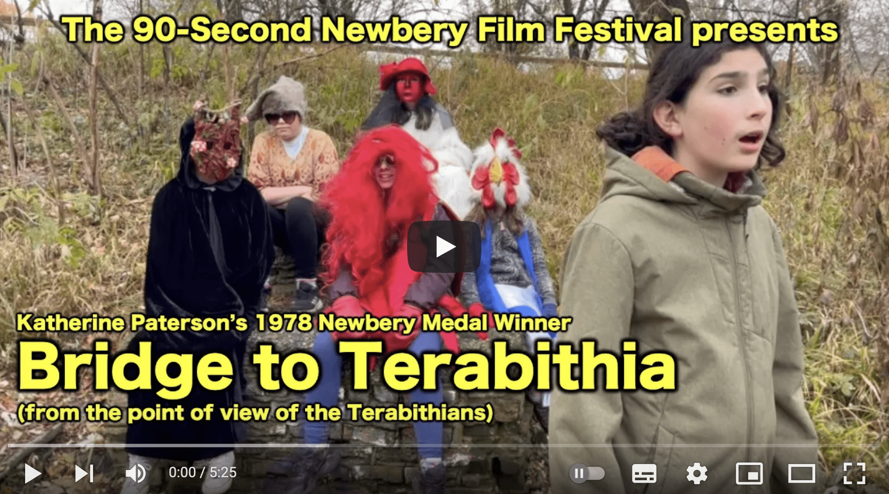Press Release Fun: Get Ready for the 13th Annual 90-Second Newbery Film Festival!